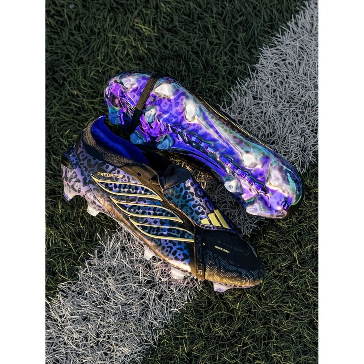 adidas Predator Elite Fold-over Tongue Elite FG Kaká - Noir/Violet/Doré ÉDITION LIMITÉE