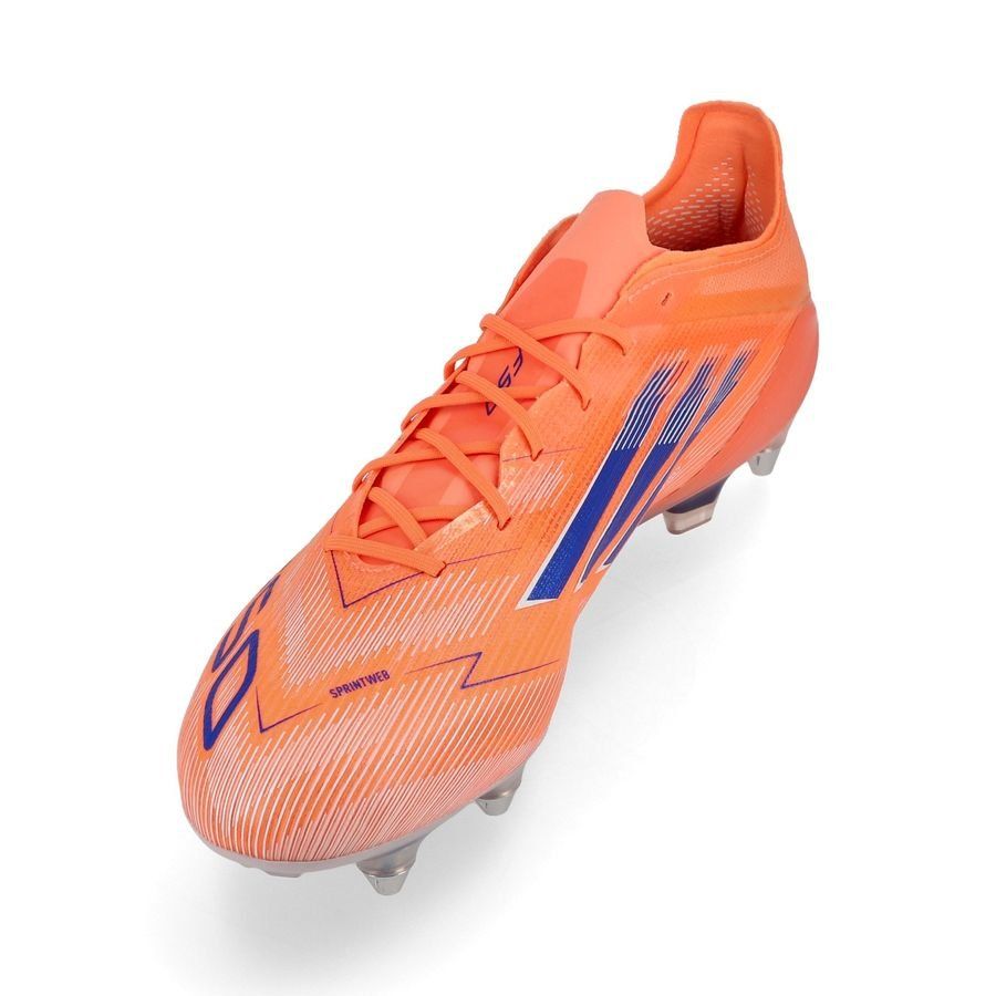 adidas F50 Elite SG Coral Blaze - Beam Orange/Bleu/Blanc