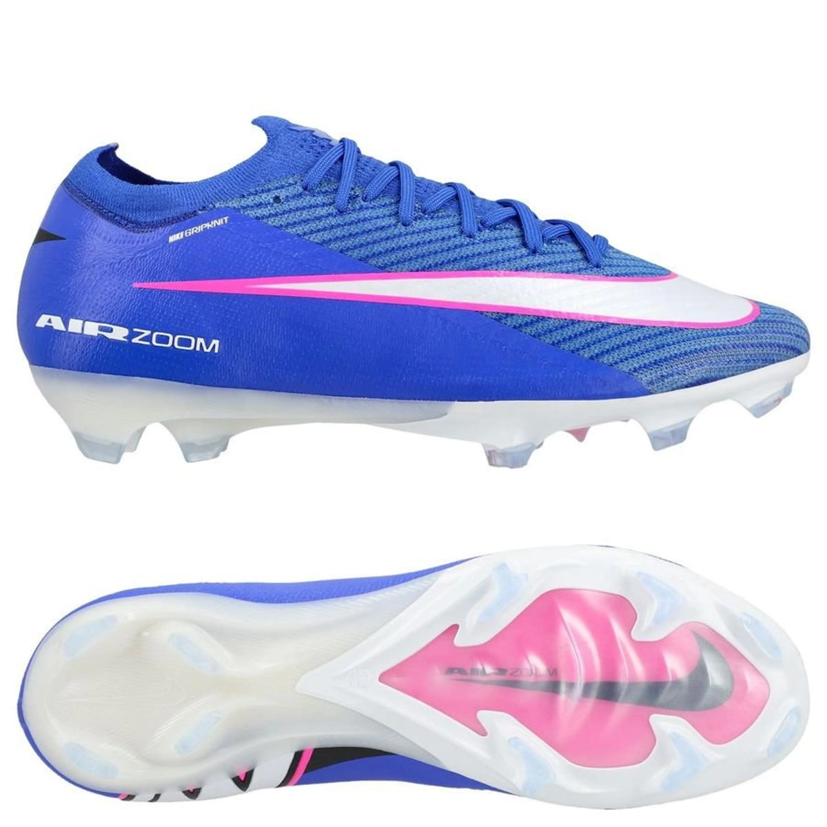 Nike Air Zoom Mercurial Vapor 16 Pro FG Attack - Bleu/Blanc Enfant