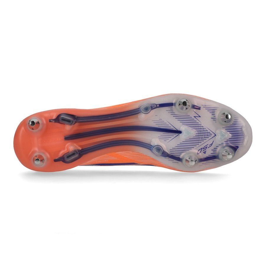 adidas F50 Elite SG Coral Blaze - Beam Orange/Bleu/Blanc