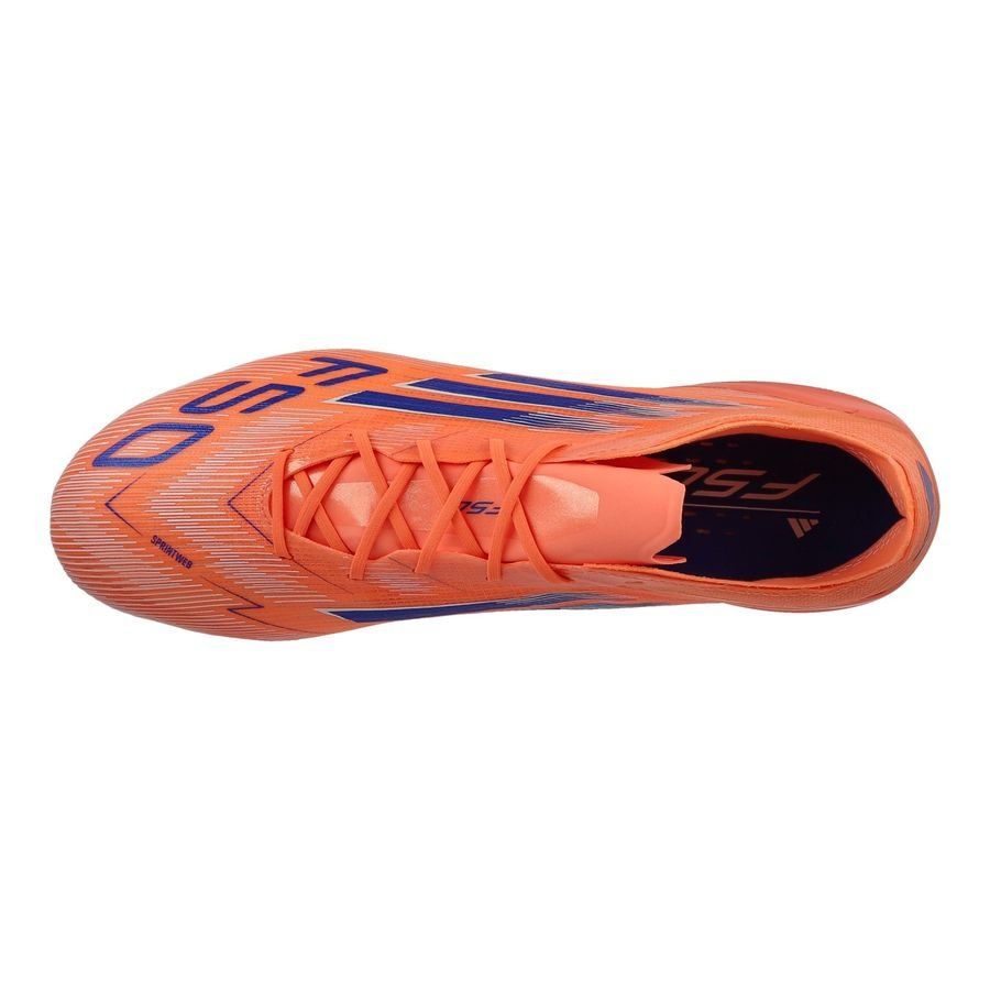 adidas F50 Elite SG Coral Blaze - Beam Orange/Bleu/Blanc